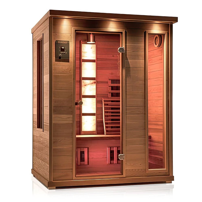 Axotherm Infrarotkabine Duo Premium150 Infrarotsauna 2 Personen Bausatz Relaxen