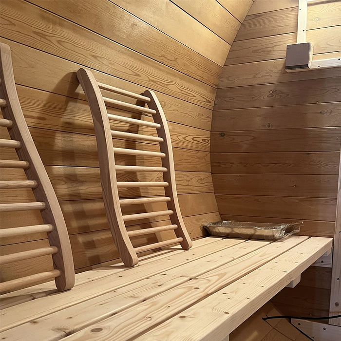 Sanotechnik Sauna Bergen Fasssauna 3 4 Personen Bausatz Modern